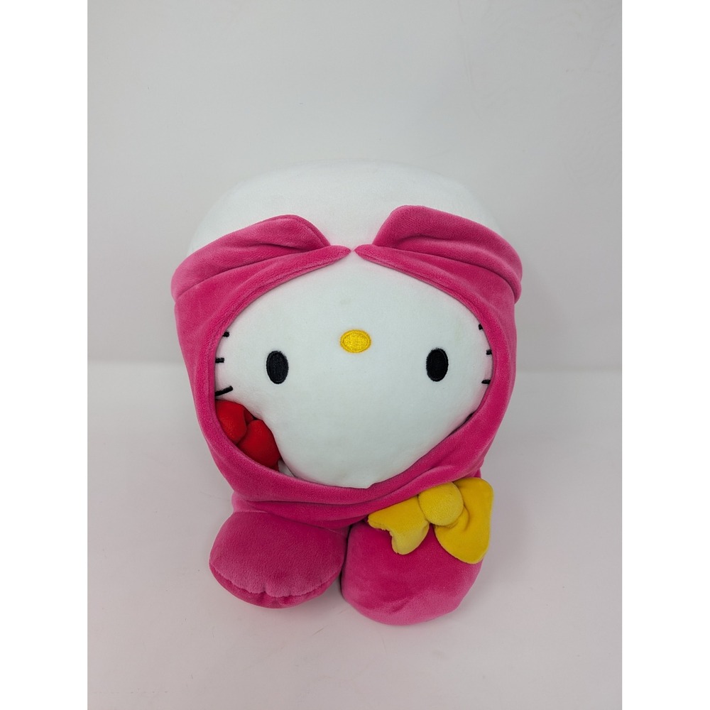 Squishmallows Hello Kitty Pink Spa Headband Robe Plush 10 Inch Sanrio Jazwares